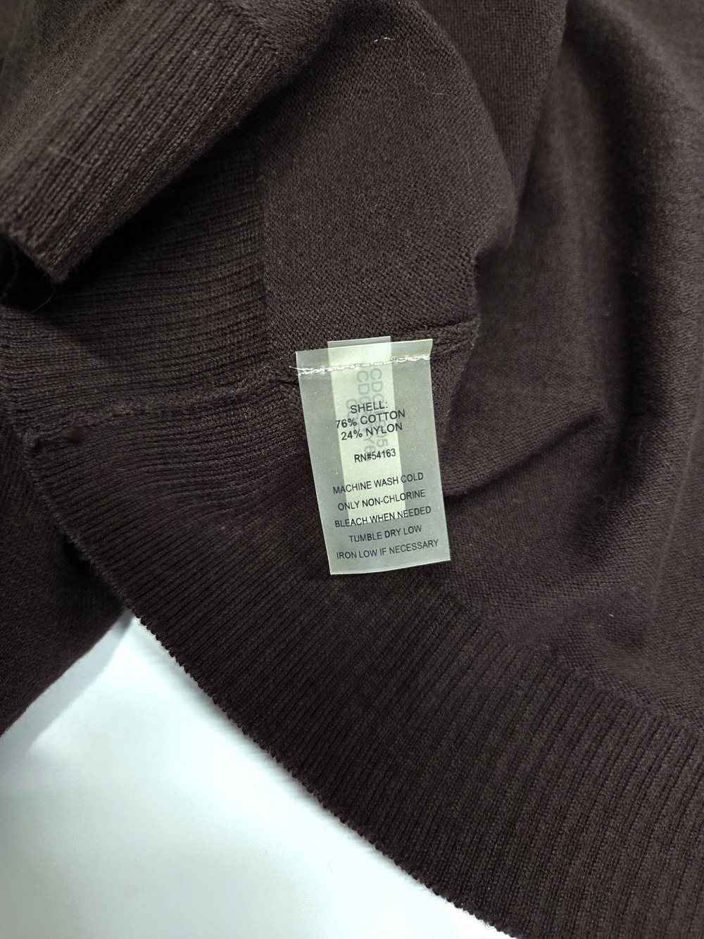 Calvin Klein Women's Dark Brown Open-Front Cardigan, Cropped Short Bolero Style - Picture 8 of 11